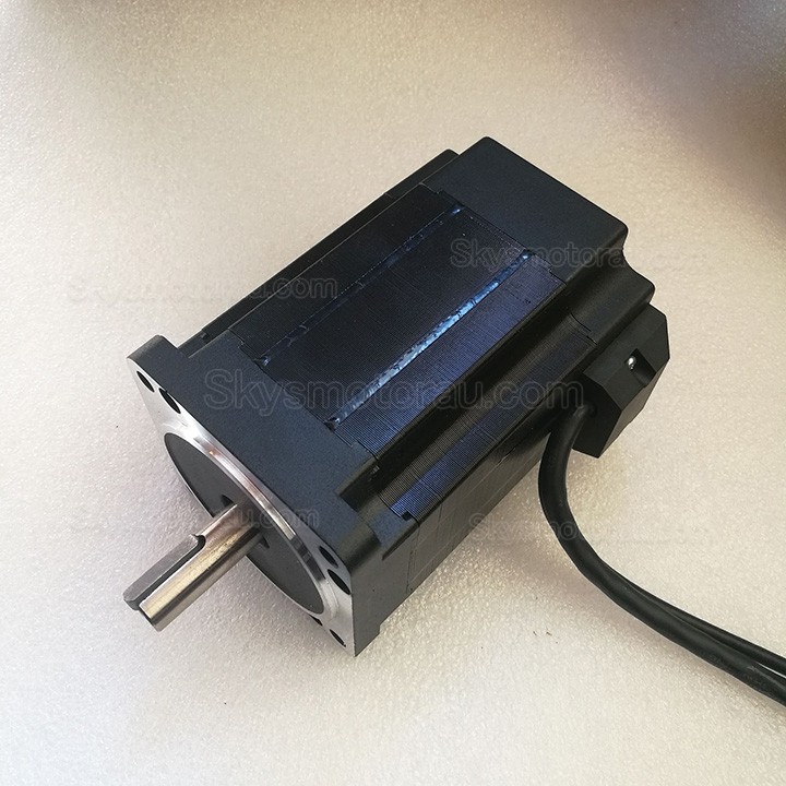48V 850W Brushless DC Motor OK86BLS130-430 3 Phase 3500RPM 270Ncm 86X86mm Keyway
